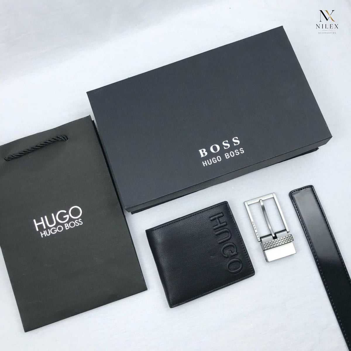 HUGO BOSS Men's Wallet Set