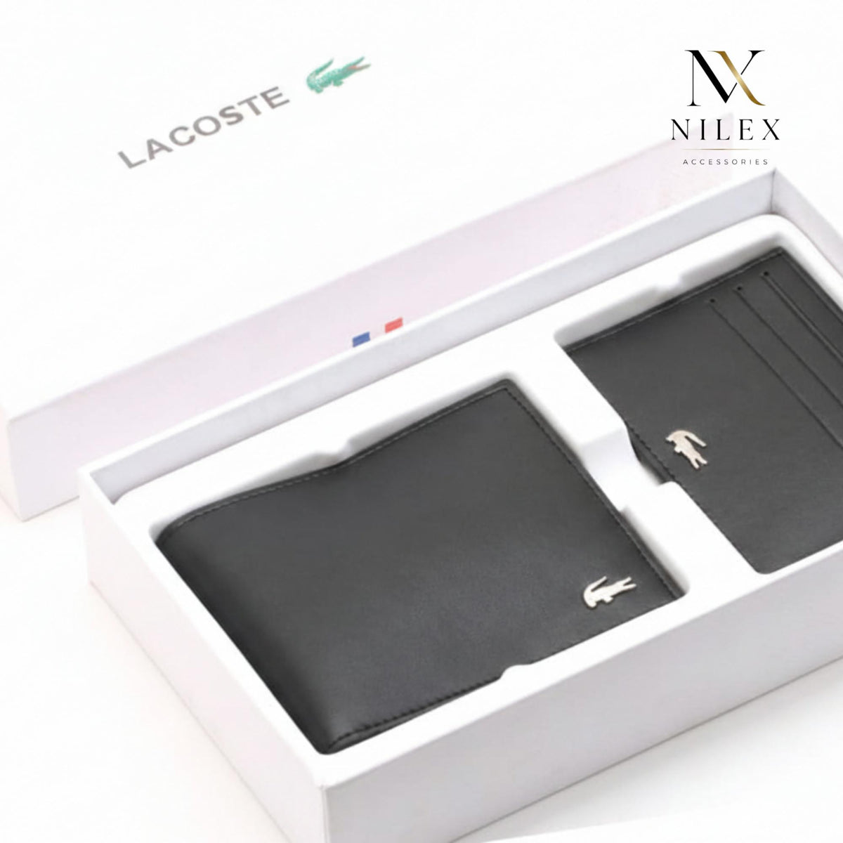 LACOSTE Men's Wallet Set
