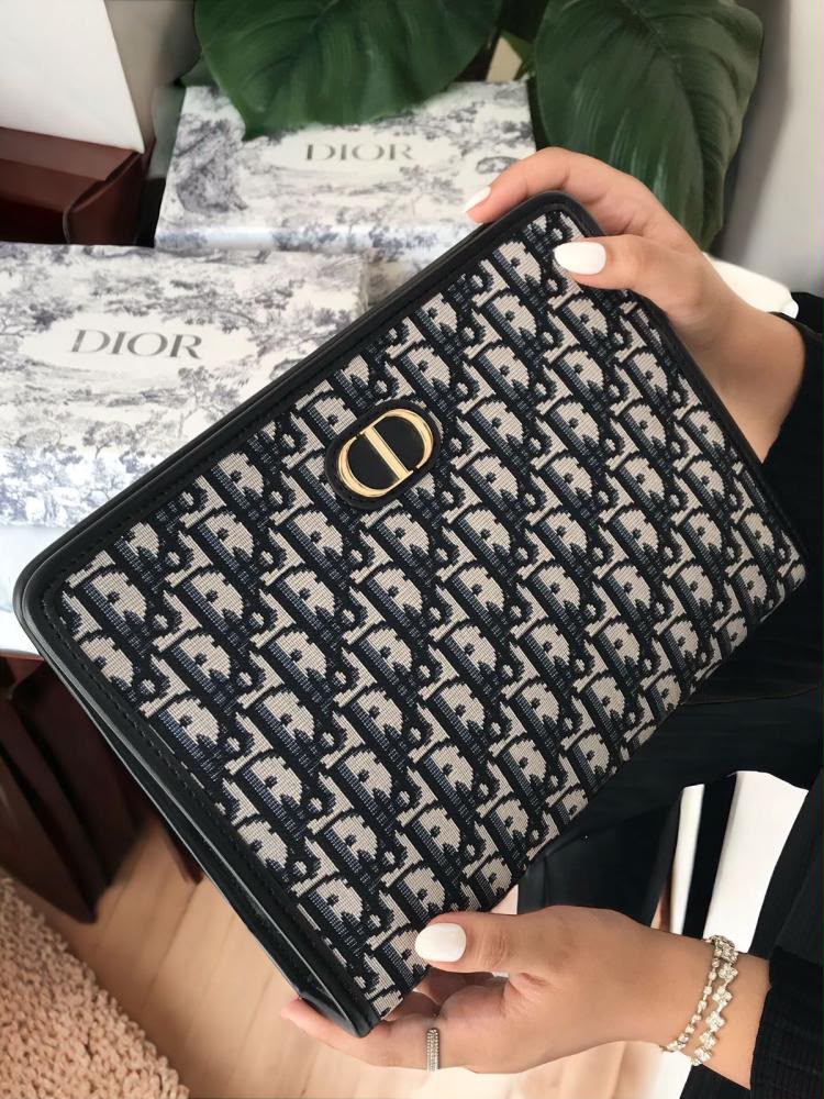 Dior Oblique Jacquard Pouch