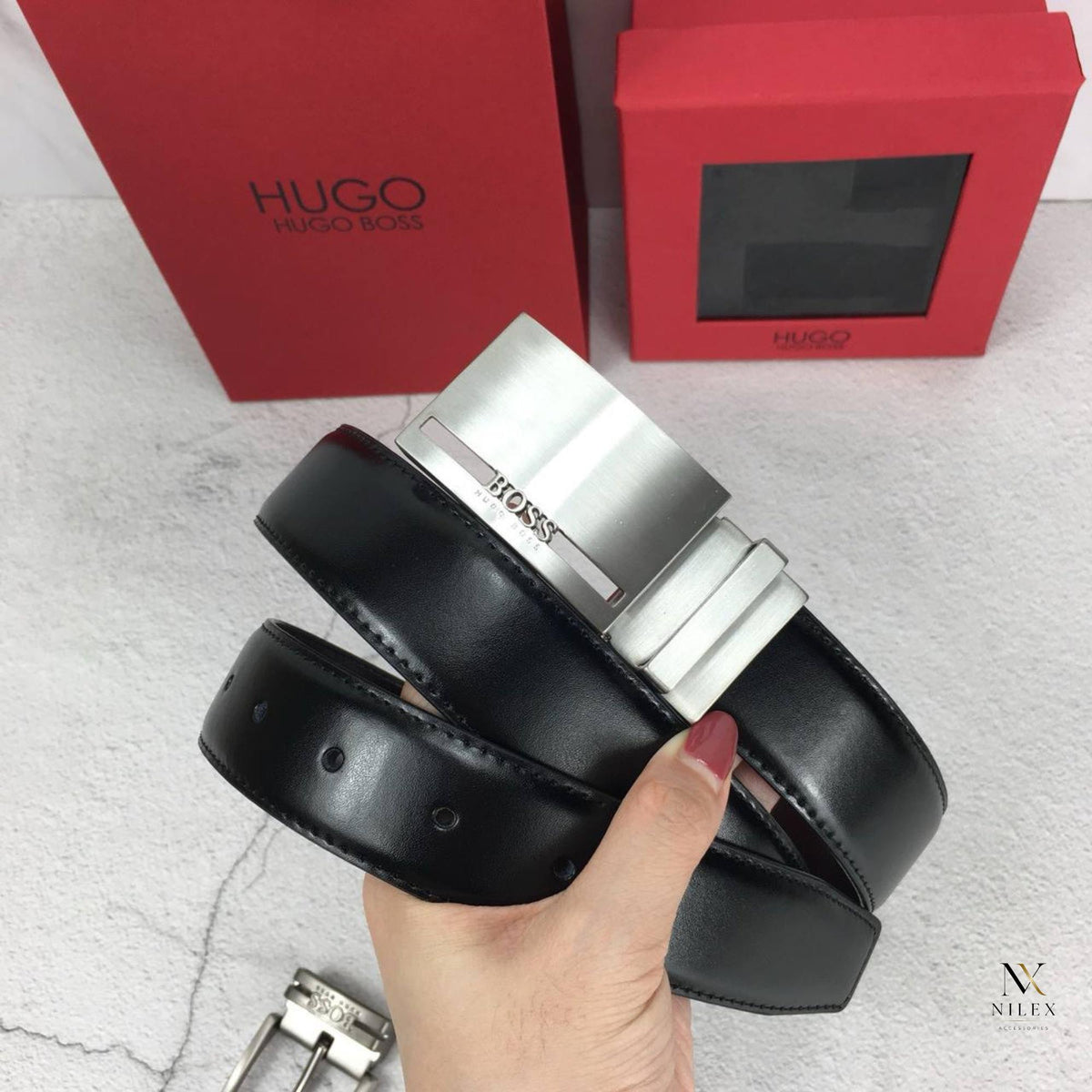 HUGO BOSS Men's Belt Set