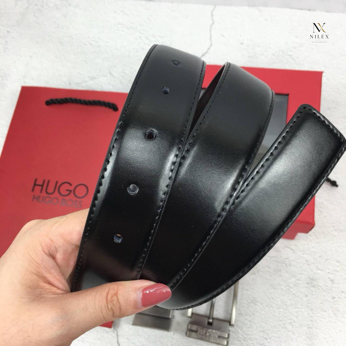 HUGO BOSS Men's Belt Set