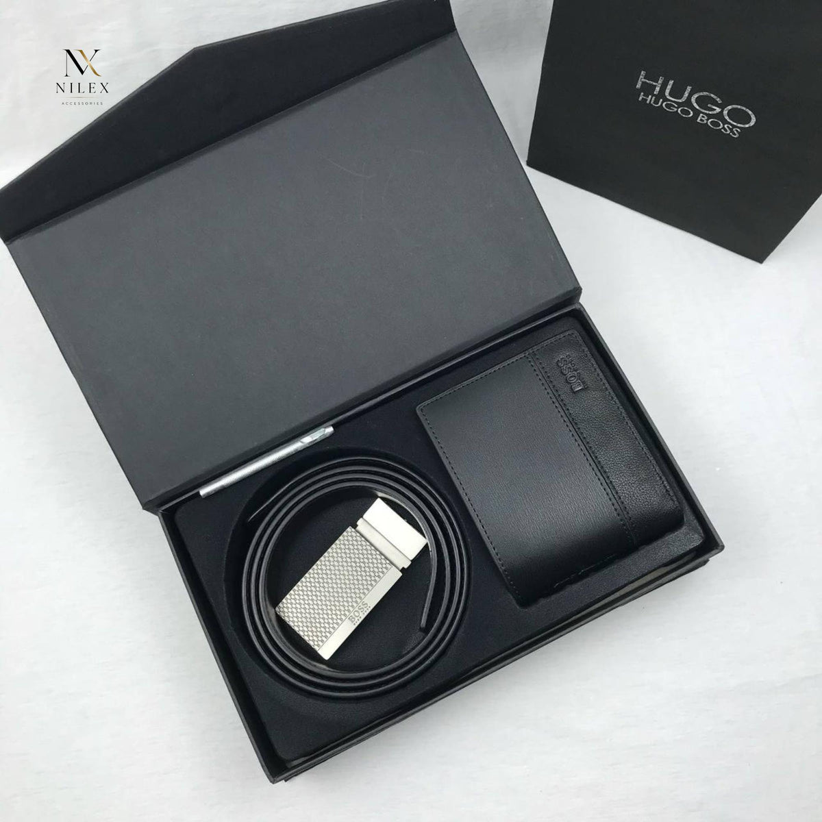 HUGO BOSS Men's Wallet Set