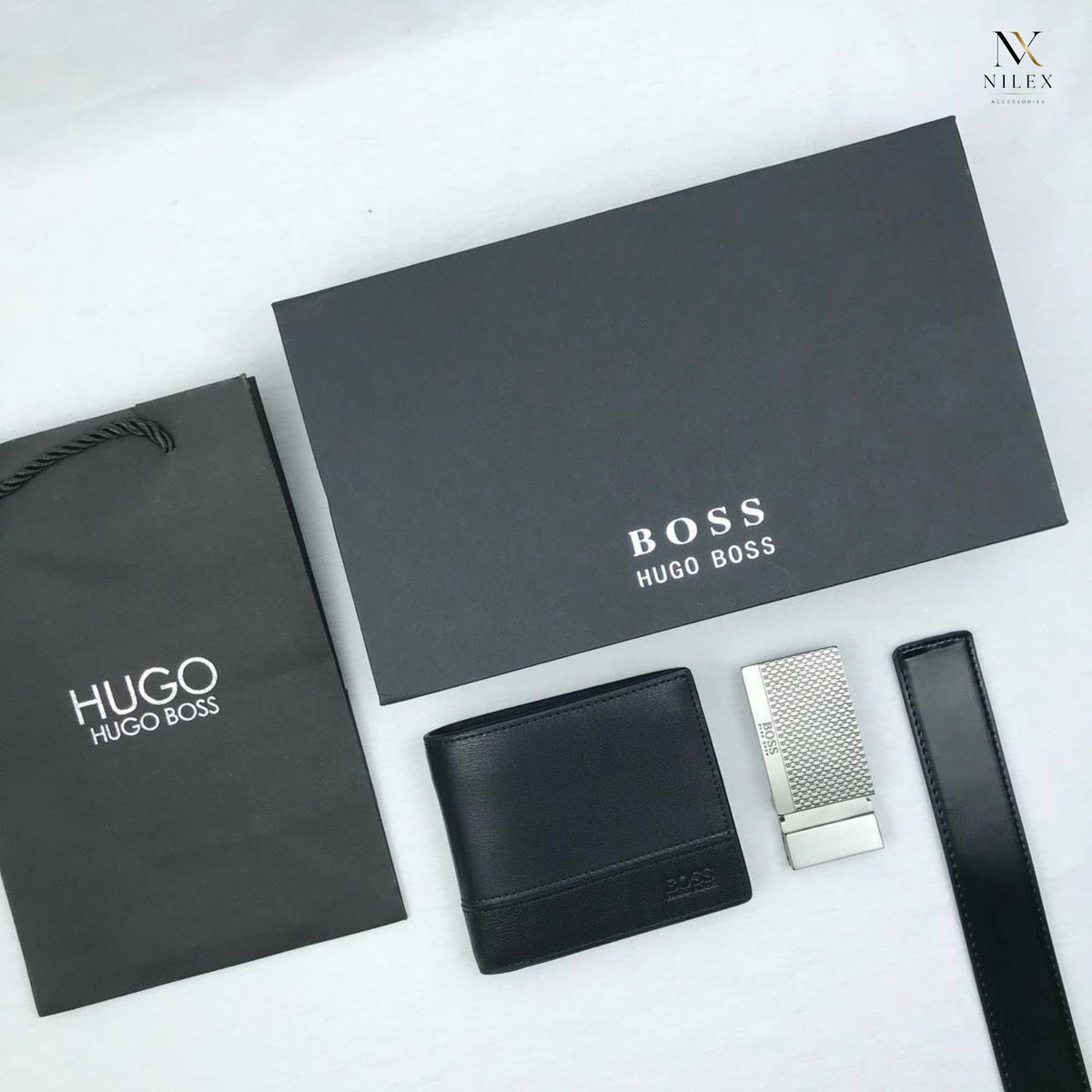 HUGO BOSS Men's Wallet Set