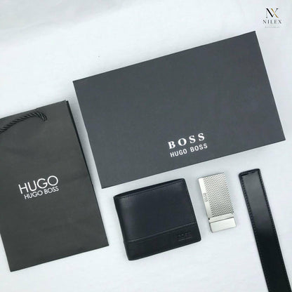 HUGO BOSS Men's Wallet Set