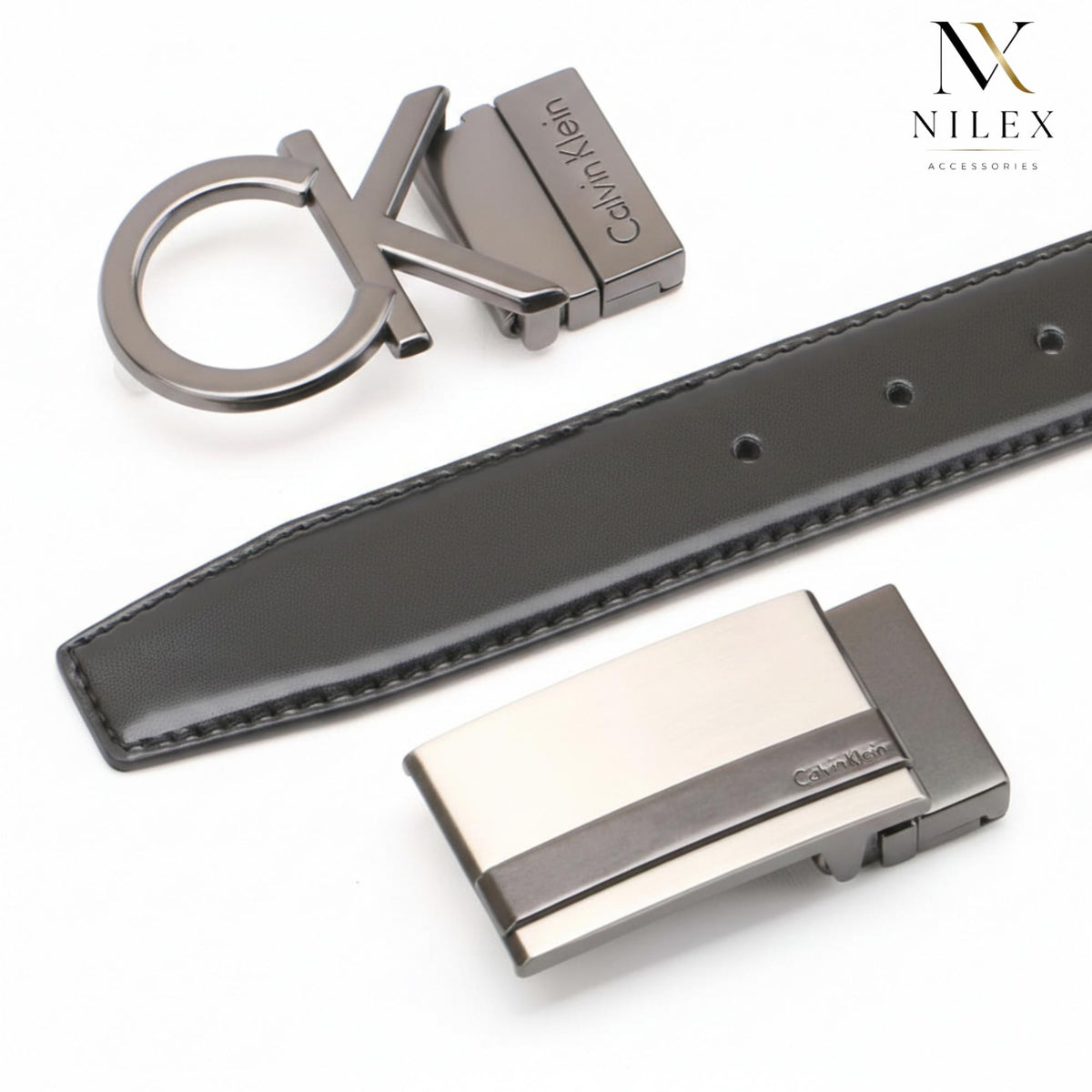 Calvin Clein  Men's Belt Set