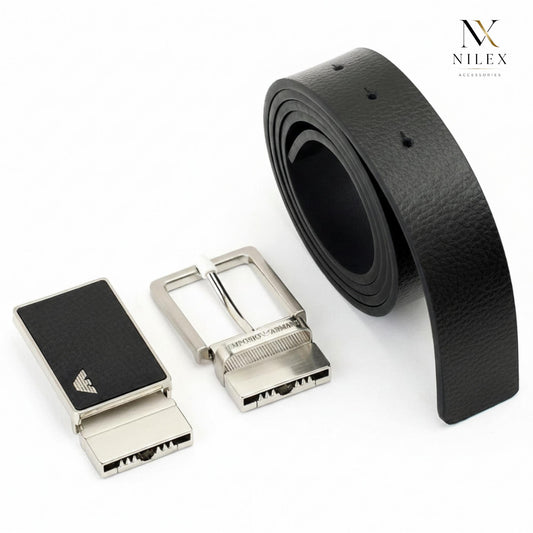EMPORIO ARMANI Men's Belt Set