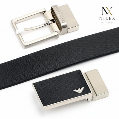 EMPORIO ARMANI Men's Belt Set