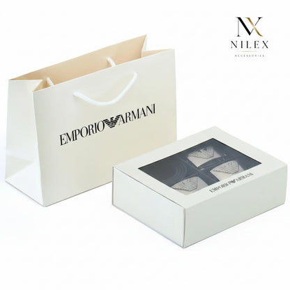 EMPORIO ARMANI Men's Belt Set