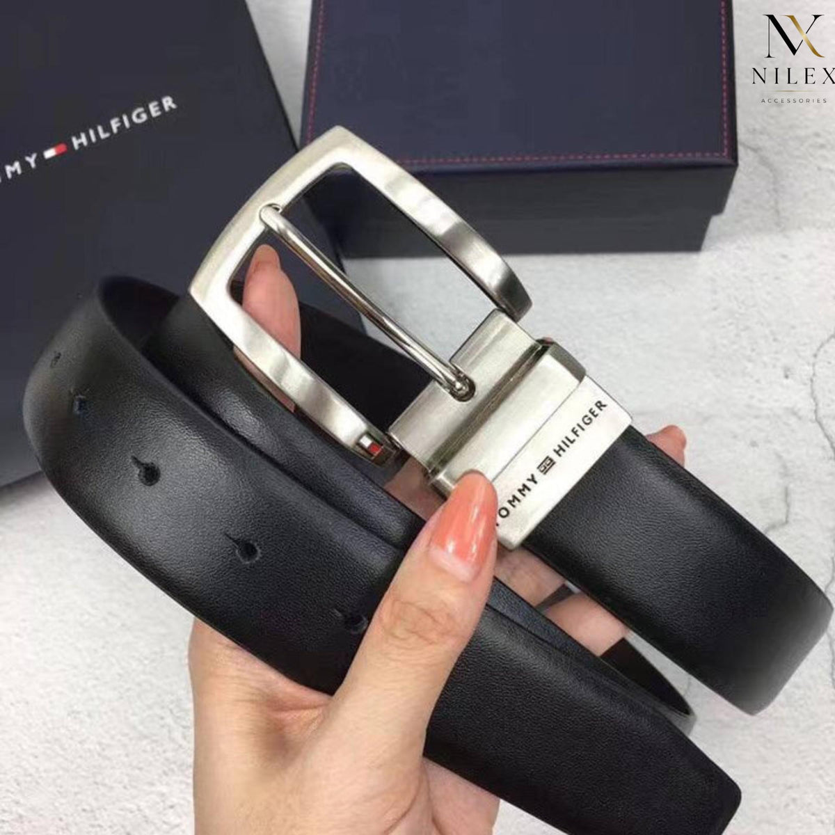 TOMMY HILFIGER Men's Belt Set