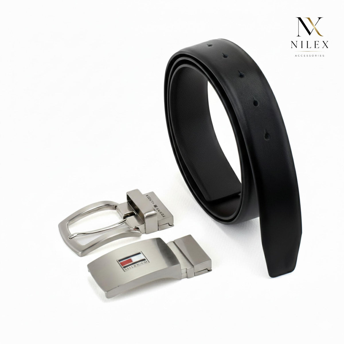 TOMMY HILFIGER Men's Belt Set