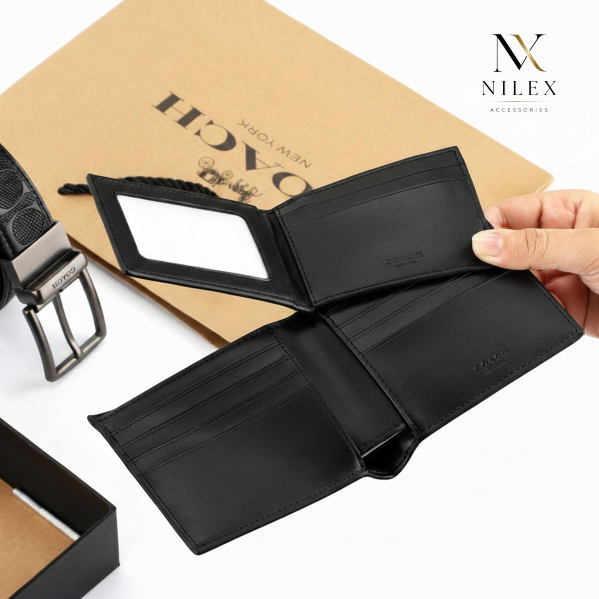 COACH Men's Wallet Set