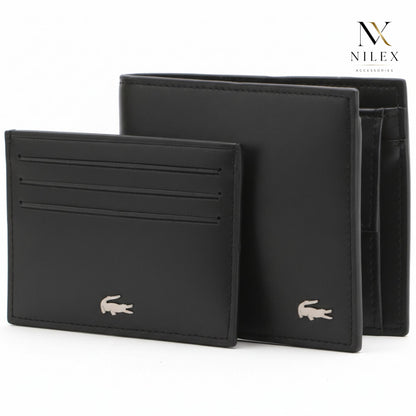 LACOSTE Men's Wallet Set