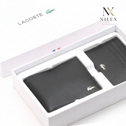 LACOSTE Men's Wallet Set